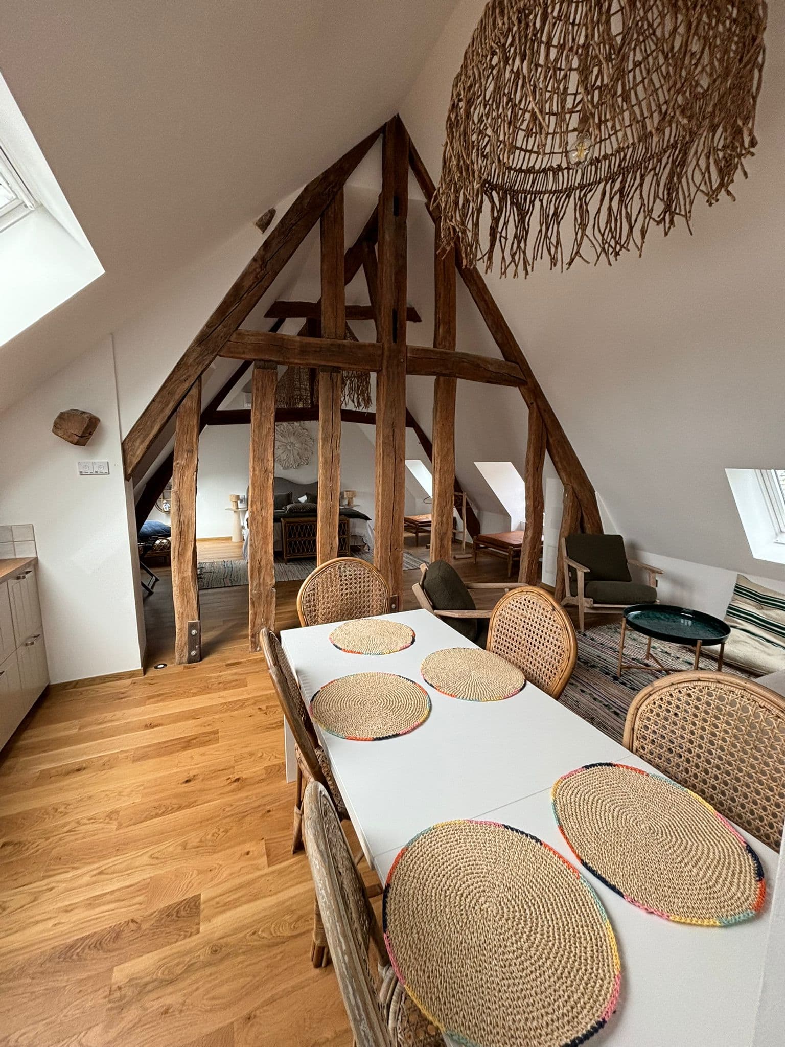 Salle à manger et espace de vie — Maison Popeline